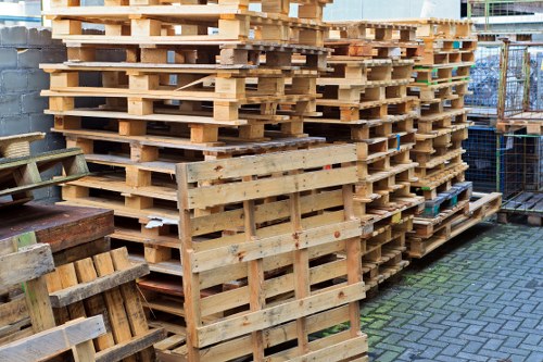 Crew wearing PPE during rubbish removal