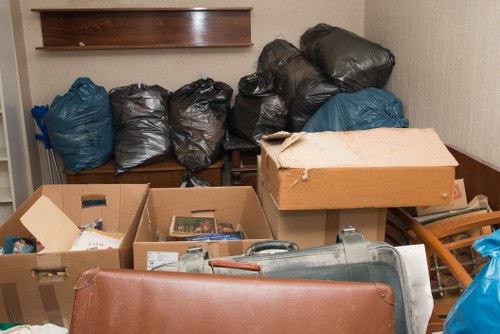 Team of experts performing site clean-up in Wimbledon