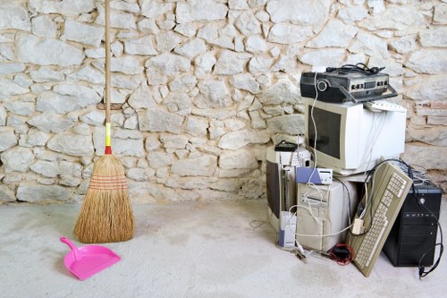 Mini skip for small projects in a Wimbledon neighborhood